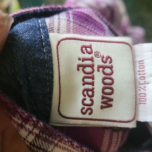 Scandia Woods Purple Button Down - Picture 9 of 10